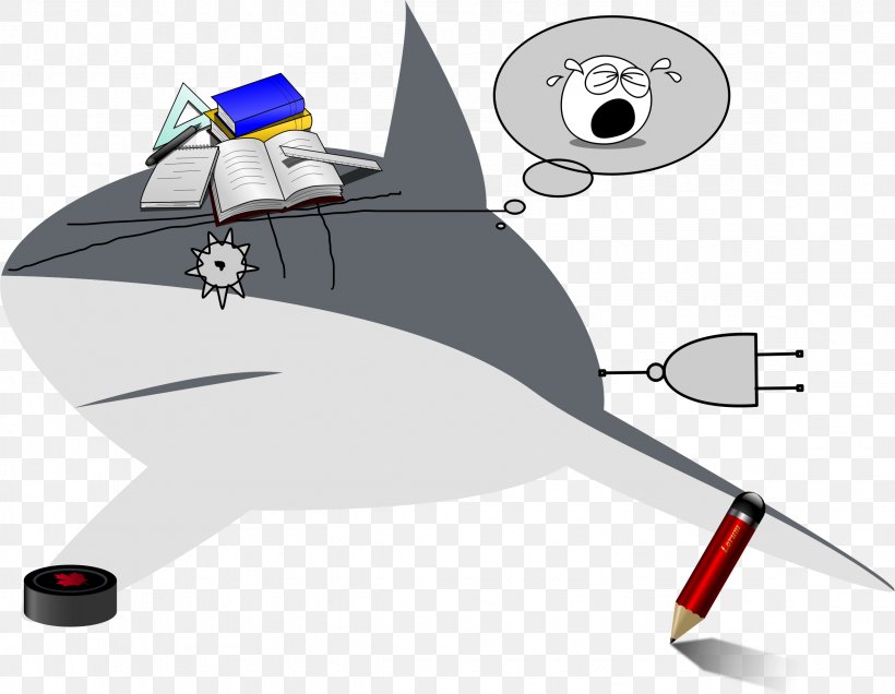 Clip Art, PNG, 2350x1823px, Shark, Airplane, Cartoon, Headgear, Propeller Download Free