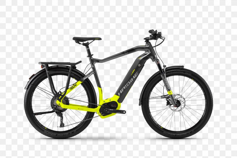 Electric Bicycle Haibike Mountain Bike Hybrid Bicycle, PNG, 3000x2000px, Electric Bicycle, Bicycle, Bicycle Accessory, Bicycle Cranks, Bicycle Drivetrain Part Download Free