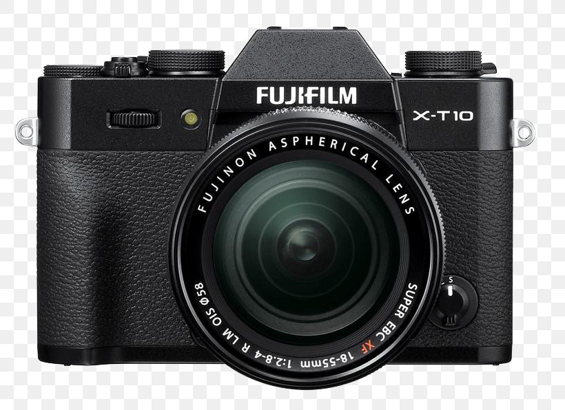 Fujifilm X-T10 Mirrorless Interchangeable-lens Camera Fujifilm Fujinon XF 18-55 Mm F/2.8-4.0 R LM OIS, PNG, 800x596px, Fujifilm, Active Pixel Sensor, Camera, Camera Accessory, Camera Lens Download Free