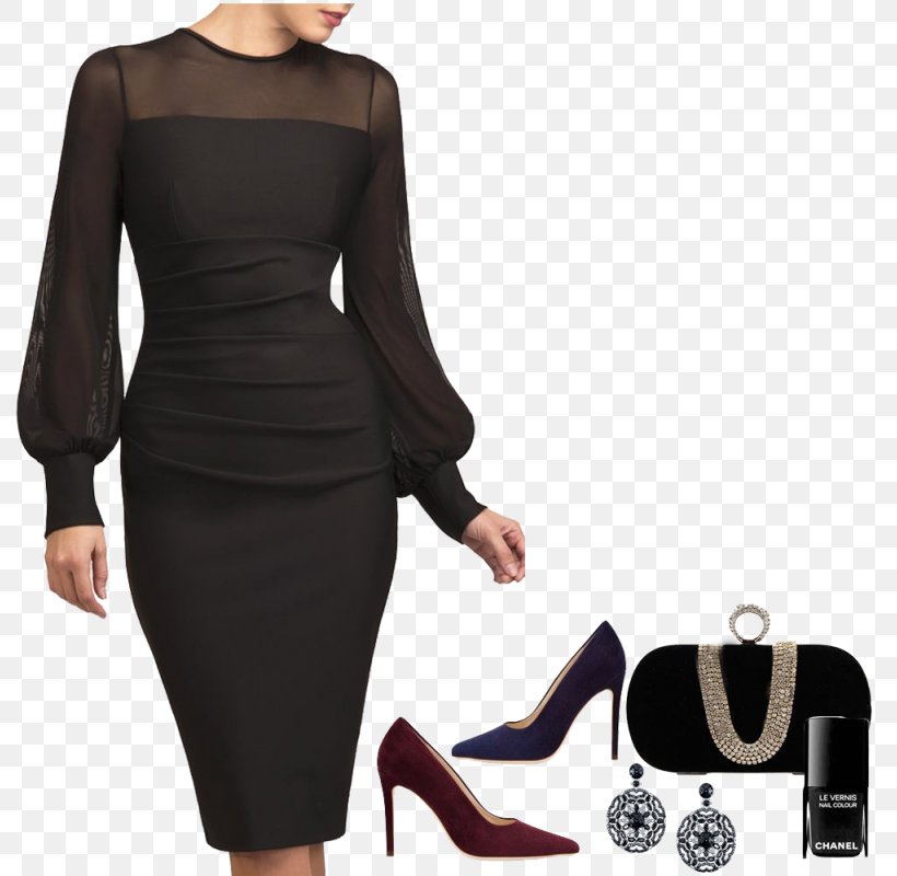 Little Black Dress Fashion Clothing Runway, PNG, 800x800px, Dress, Black, Clothing, Cocktail Dress, Court Shoe Download Free