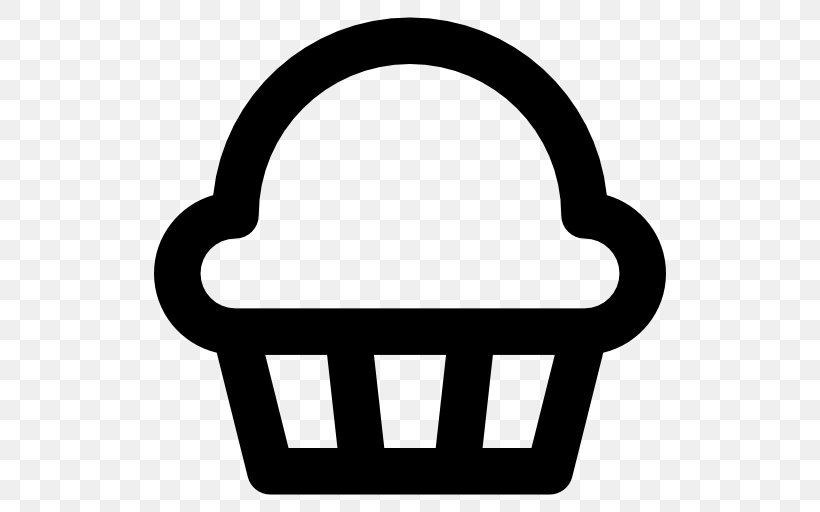 Cupcake Muffin Bakery Food, PNG, 512x512px, Cupcake, Bakery, Baking, Black And White, Dessert Download Free