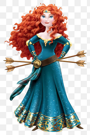 strapless open back dress Disney Princess Fairy Tale Merida Costume main image 1