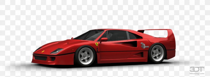Ferrari F40 Compact Car Luxury Vehicle Ferrari S.p.A., PNG, 1004x373px, Ferrari F40, Auto Racing, Automotive Design, Automotive Exterior, Automotive Lighting Download Free
