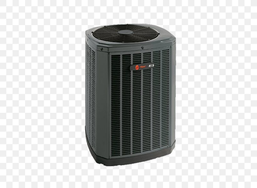 Air Conditioning Trane Seasonal Energy Efficiency Ratio Heat Pump HVAC, PNG, 600x600px, Air Conditioning, Central Heating, Coil, Condenser, Efficiency Download Free