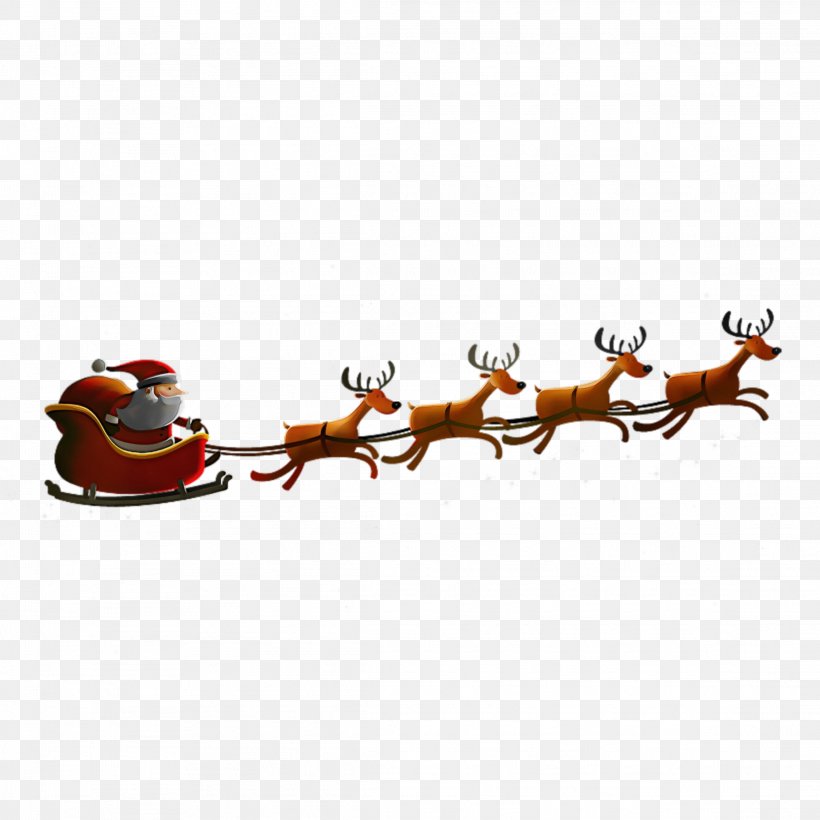 Christmas Santa Claus, PNG, 2289x2289px, Watercolor, Antler, Branch, Christmas, Deer Download Free