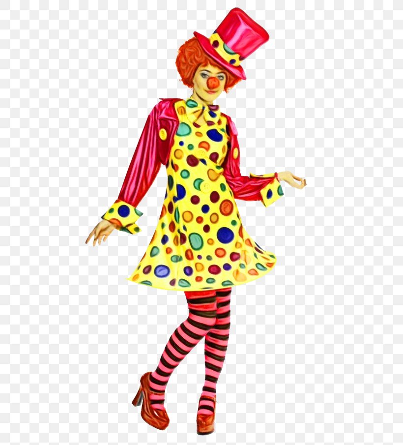 Clown Costume Performing Arts Costume Design Jester, PNG, 598x905px, Watercolor, Circus, Clown, Costume, Costume Accessory Download Free