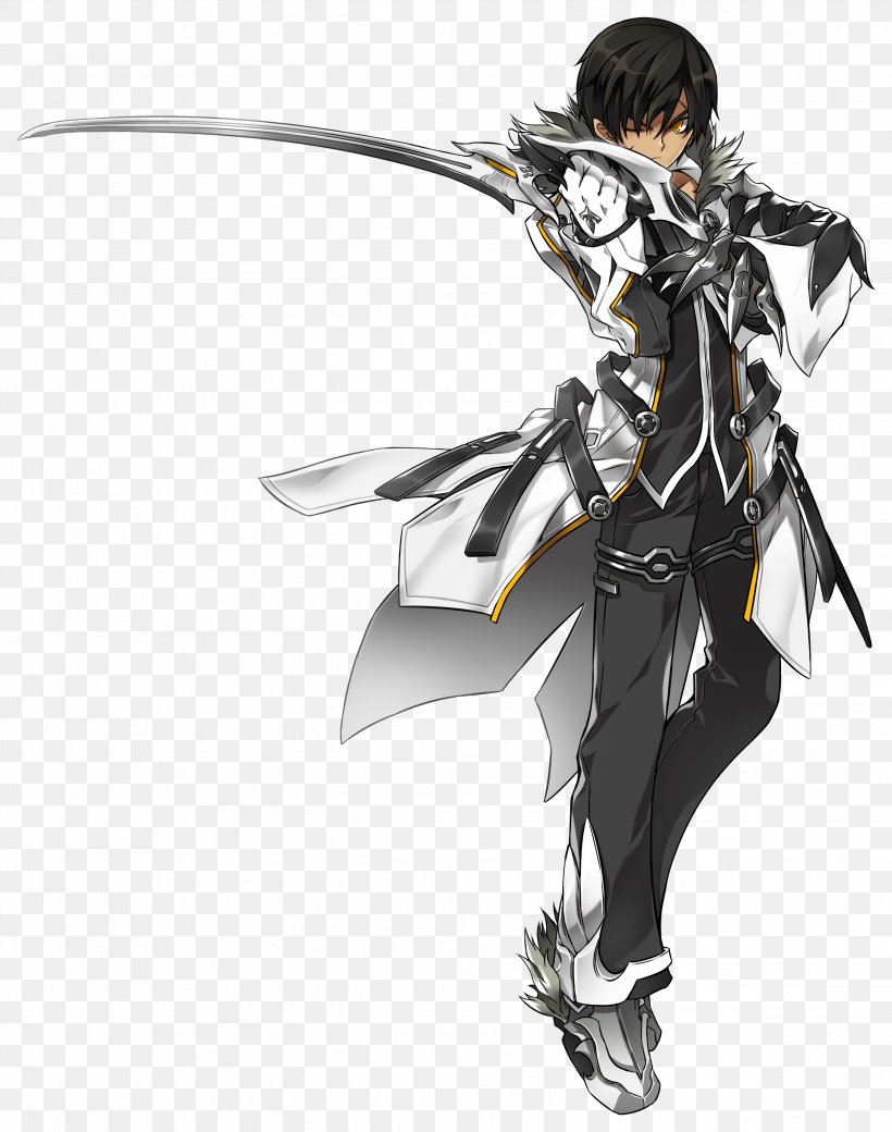 Elsword YouTube Raven Blade Character, PNG, 2999x3806px, Watercolor, Cartoon, Flower, Frame, Heart Download Free