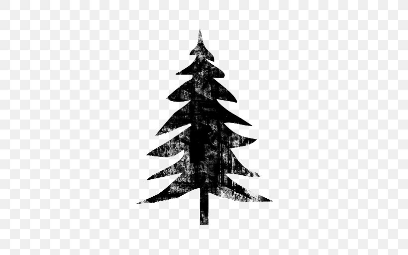 Spruce Fir Tree Symbol, PNG, 512x512px, Spruce, Black And White, Christmas, Christmas Decoration, Christmas Ornament Download Free
