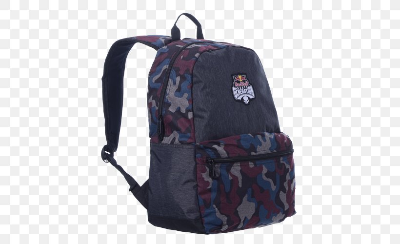 Backpack Red Bull GmbH Baggage, PNG, 500x500px, Backpack, Bag, Baggage, Cap, Clothing Accessories Download Free