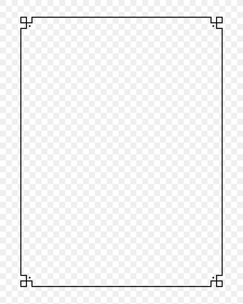 Borders And Frames Document Clip Art, PNG, 768x1024px, Borders And Frames, Area, Art, Black, Black And White Download Free