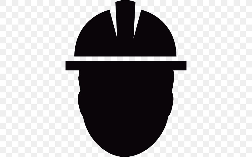 Laborer Helmet, PNG, 512x512px, Laborer, Black, Black And White, Helmet, Logo Download Free