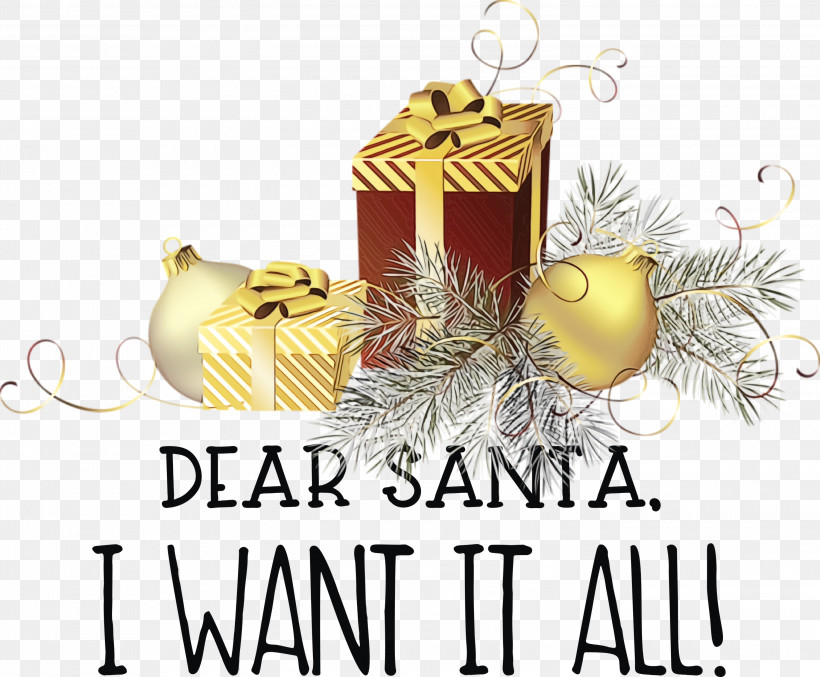 Christmas Day, PNG, 3000x2480px, Dear Santa, Christmas, Christmas Day, Christmas Decoration, Christmas Ornament Download Free