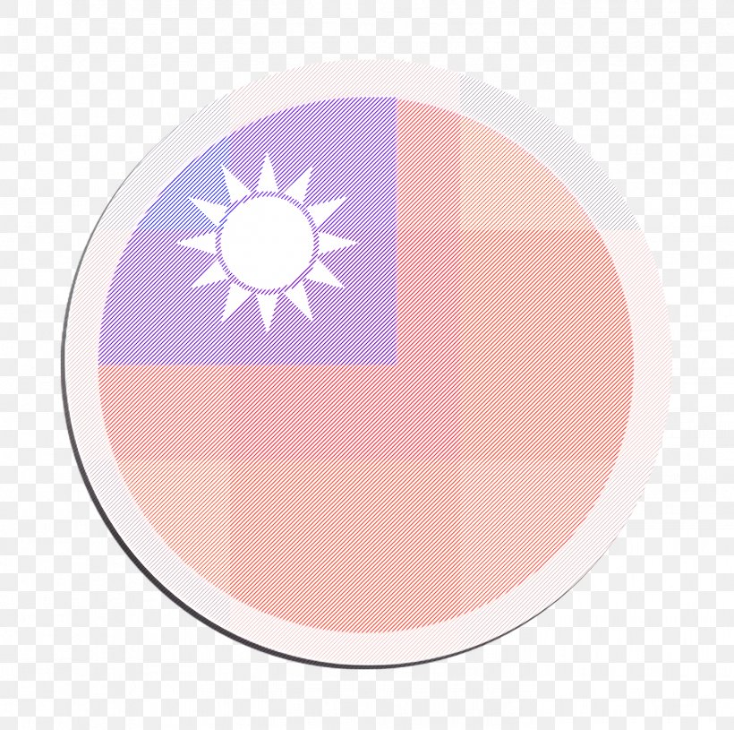 Country Icon Flag Icon Taiwan Icon, PNG, 1404x1396px, Country Icon, Flag Icon, Logo, Magenta, Peach Download Free