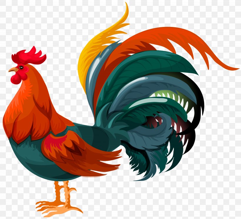 Rooster Chicken Clip Art, PNG, 8000x7298px, Rooster, Art, Beak, Bird, Blog Download Free