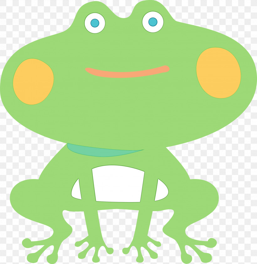 True Frog Frogs Toad Tree Frog Cartoon, PNG, 2908x3000px, Frog, Cartoon, Frogs, Line, Meter Download Free