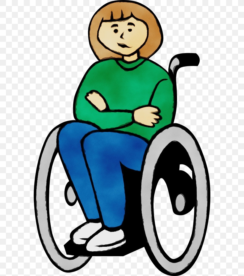 Coloring Book Drawing Doodle Color Wheelchair, PNG, 594x925px, Watercolor, Art Museum, Black And White, Cartoon, Color Download Free