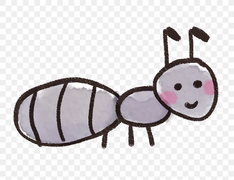 Insect Cartoon Pink Membrane-winged Insect Pest, PNG, 800x632px, Insect, Ant, Bee, Cartoon, Membranewinged Insect Download Free
