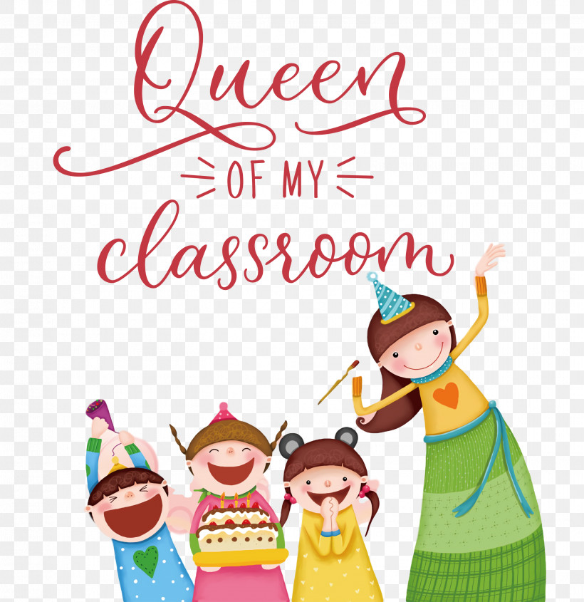 QUEEN OF MY CLASSROOM Classroom School, PNG, 2909x3000px, Classroom, Balloon, Birthday, Birthday Invitation, Cartoon Download Free