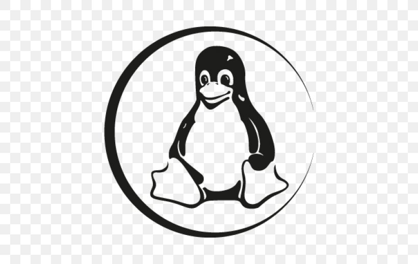 Tux Linux Kernel Computer Software Unix, PNG, 518x518px, Tux, Beak, Bird, Black And White, Computer Download Free