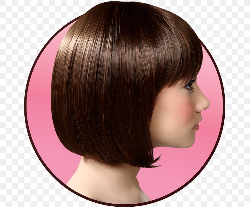 Hair Coloring Brown Hair Black Hair, PNG, 661x678px, Hair Coloring, Asymmetric Cut, Bangs, Black Hair, Bob Cut Download Free