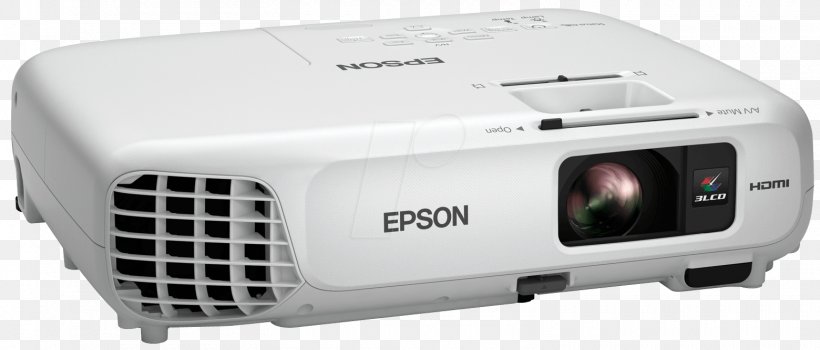 Multimedia Projectors 3LCD XGA Epson, PNG, 1560x667px, Multimedia Projectors, Audio Receiver, Computer, Electronic Device, Electronics Download Free