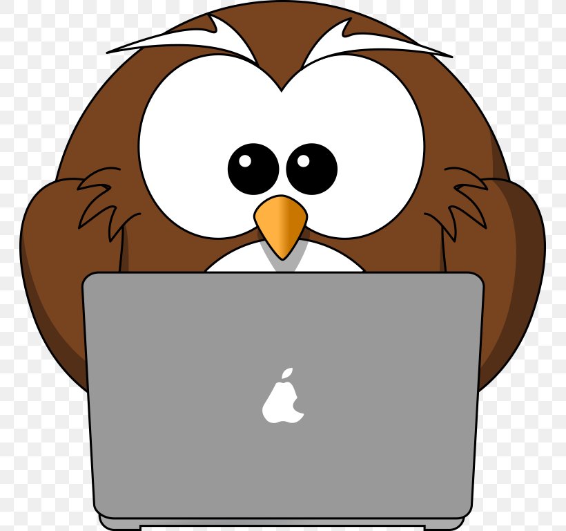 Owl Bird Internet Safety Clip Art, PNG, 763x768px, Owl, Beak, Bird, Drawing, Eastern Screech Owl Download Free