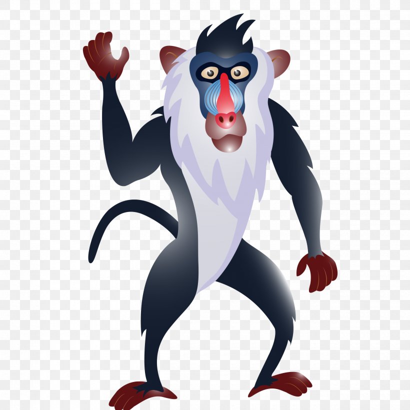 Baboons Vector Graphics Royalty-free Clip Art, PNG, 2500x2500px, Baboons, Can Stock Photo, Cartoon, Cat Like Mammal, Drawing Download Free