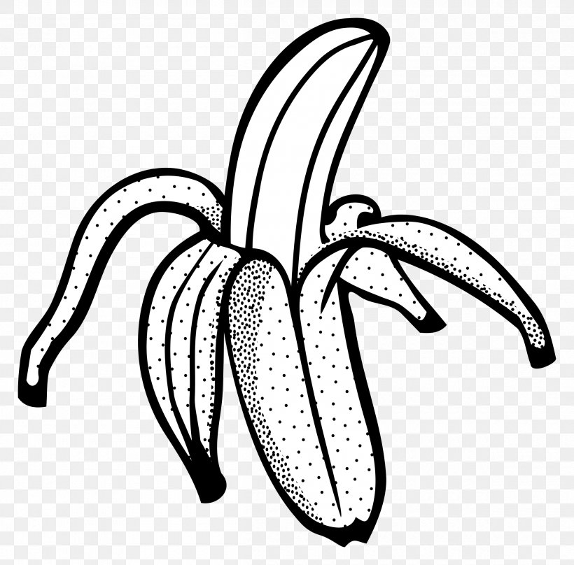 Banana Bread Line Art Drawing Clip Art, PNG, 2400x2367px, Banana Bread, Art, Artwork, Banana, Banana Peel Download Free