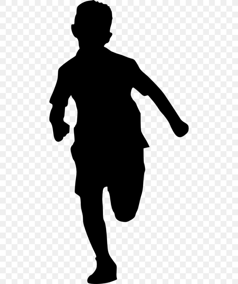 Silhouette Clip Art, PNG, 480x977px, Silhouette, Black, Black And White, Child, Com Download Free