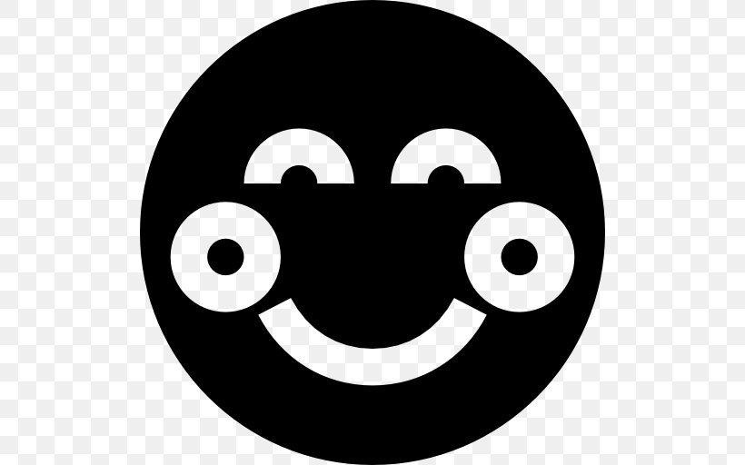 Smiley Emoticon Clip Art, PNG, 512x512px, Smiley, Black, Black And White, Embarrassment, Emoji Download Free