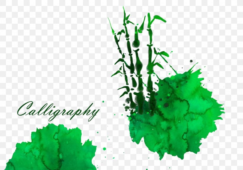 Watercolor Painting Bamboo, PNG, 1024x717px, 3d Computer Graphics, Watercolor Painting, Bamboo, Color, Drawing Download Free