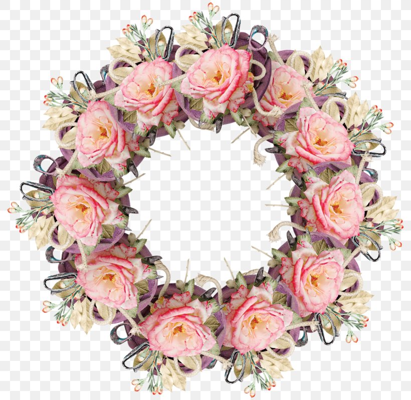 Flower Wreath Garden Roses, PNG, 800x798px, Flower, Artificial Flower, Cut Flowers, Decor, Floral Design Download Free