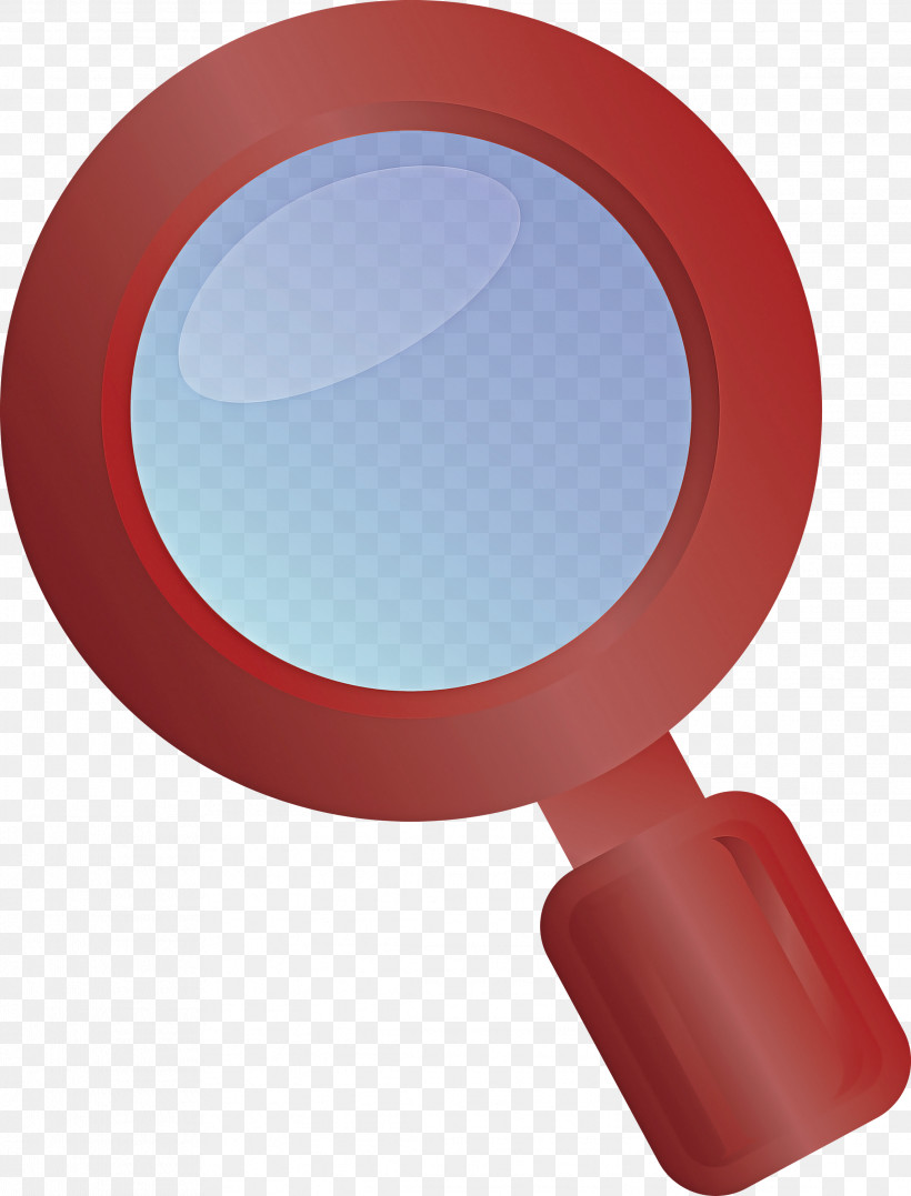Magnifying Glass Magnifier, PNG, 2284x3000px, Magnifying Glass, Circle, Magnifier, Makeup Mirror, Red Download Free