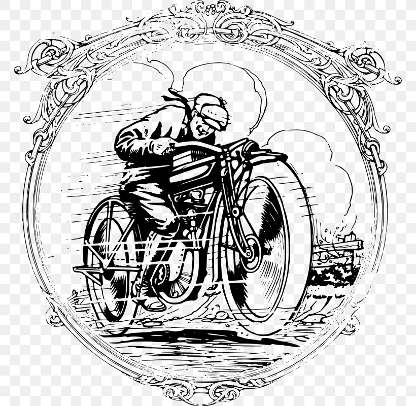 Motorcycle Helmets Harley-Davidson Super Glide Clip Art, PNG, 765x800px, Motorcycle, Area, Art, Artwork, Black And White Download Free