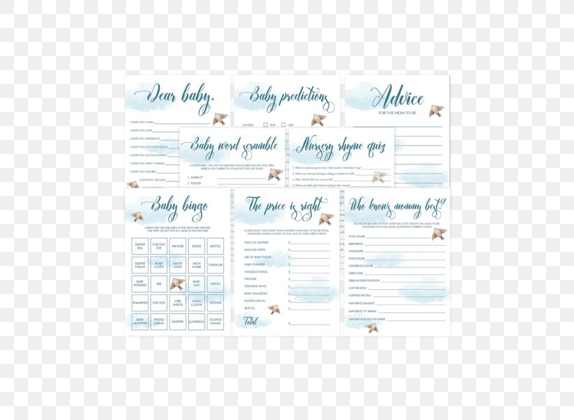 Paper Game Baby Shower Mother Infant, PNG, 480x600px, Paper, Aqua, Baby Shower, Balloon, Blue Download Free