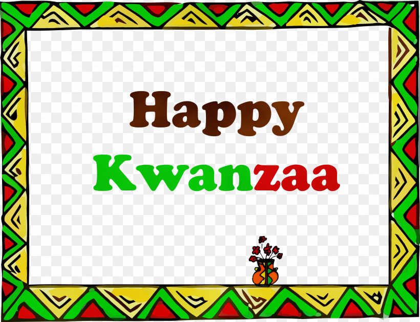 Picture Frame, PNG, 3000x2303px, Kwanzaa, Green, Happy Kwanzaa, Leaf, Paint Download Free