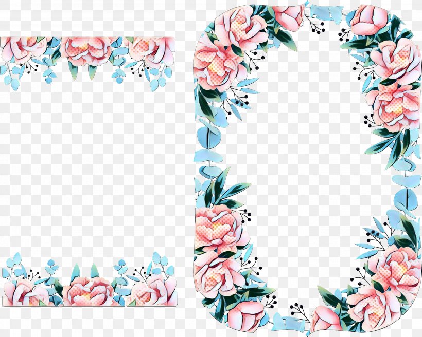 Pink Flower Cartoon, PNG, 2810x2249px, Pop Art, Floral Design, Flower, Meter, Picture Frames Download Free