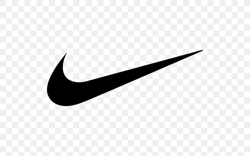 Swoosh Nike Logo Just Do It Brand, PNG, 512x512px, Swoosh, Adidas, Advertising, Black And White, Brand Download Free