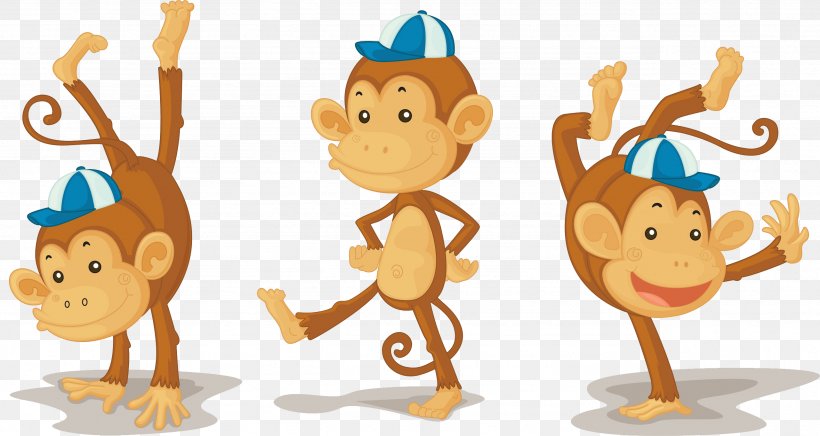 The Evil Monkey Gorilla Ape Cartoon, PNG, 2562x1364px, Monkey, Cartoon, Clip Art, Food, Illustration Download Free