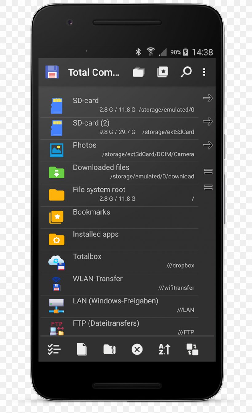 Total Commander Android File Manager, PNG, 977x1599px, Total Commander, Alternativeto, Android, App Store, Cellular Network Download Free