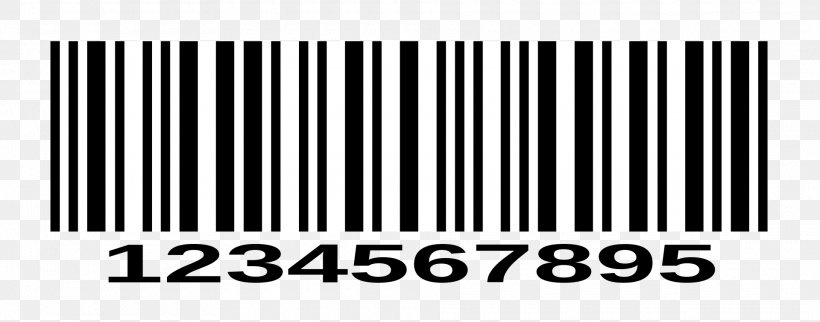 Interleaved 2 Of 5 Barcode ITF-14 Universal Product Code, PNG, 1920x755px, Interleaved 2 Of 5, Area, Barcode, Barcode System, Black Download Free