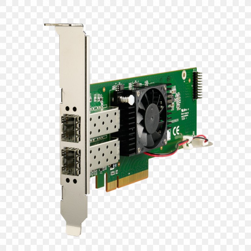 TV Tuner Cards & Adapters Intel Network Cards & Adapters PCI Express Thecus C10GI599F2, PNG, 900x900px, 10 Gigabit Ethernet, Tv Tuner Cards Adapters, Adapter, Computer Component, Controller Download Free