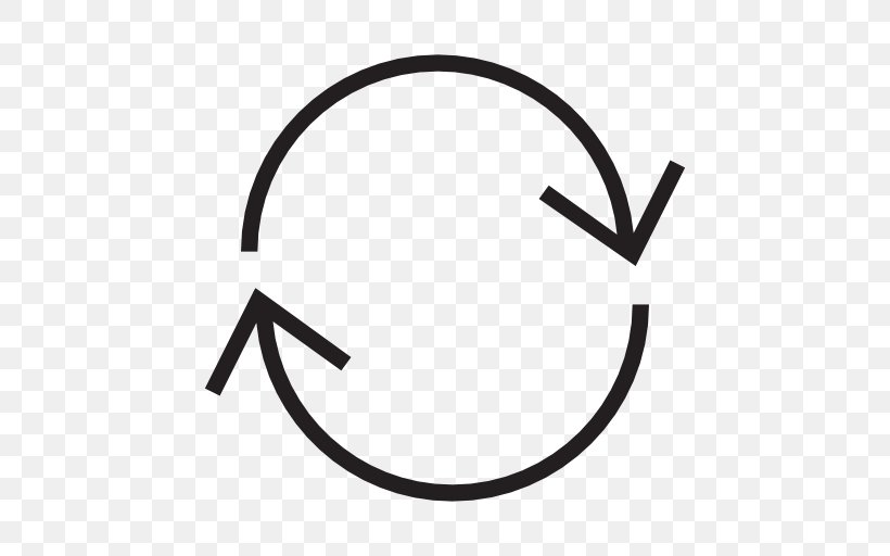 Arrow Clockwise Rotation Download, PNG, 512x512px, Clockwise, Black And White, Brand, Rim, Rotation Download Free