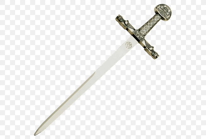 Dagger Sword Scabbard Weapon Paper Knife, PNG, 555x555px, Dagger, Charlemagne, Christopher Columbus, Cold Weapon, Lancelot Download Free