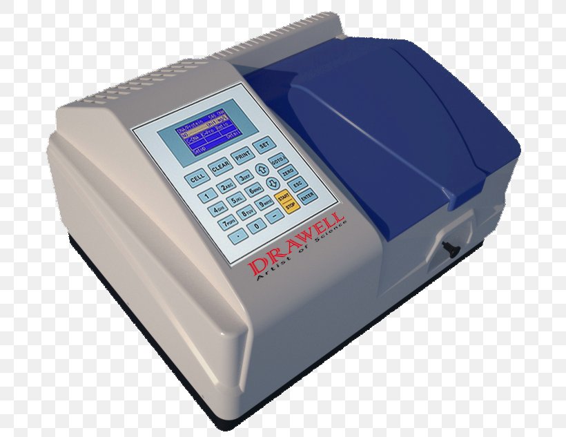 Spectrophotometry Optical Spectrometer Spectroscopy Ultraviolet Laboratory, PNG, 725x633px, Spectrophotometry, Calibration Curve, Diens, Hardware, Laboratory Download Free