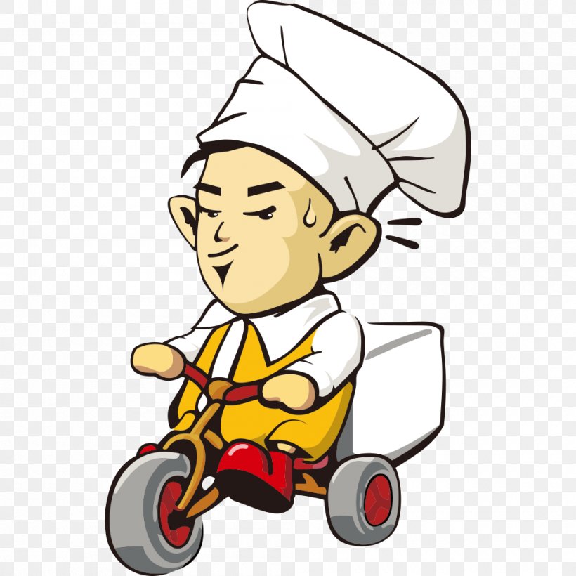Take-out Food Restaurant Chef Cook, PNG, 1000x1000px, Takeout, Artwork, Cartoon, Chef, Cook Download Free