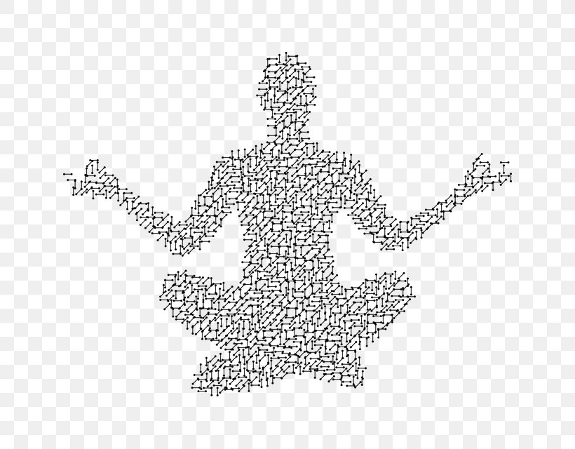 Applied Yoga Exercise Lotus Position, PNG, 640x640px, Yoga, Art, Black And White, Body Jewelry, Exercise Download Free