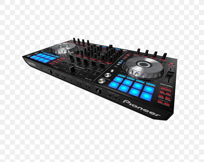 DJ Controller Pioneer DJ Disc Jockey Serato Audio Research Audio Mixers, PNG, 686x650px, Watercolor, Cartoon, Flower, Frame, Heart Download Free