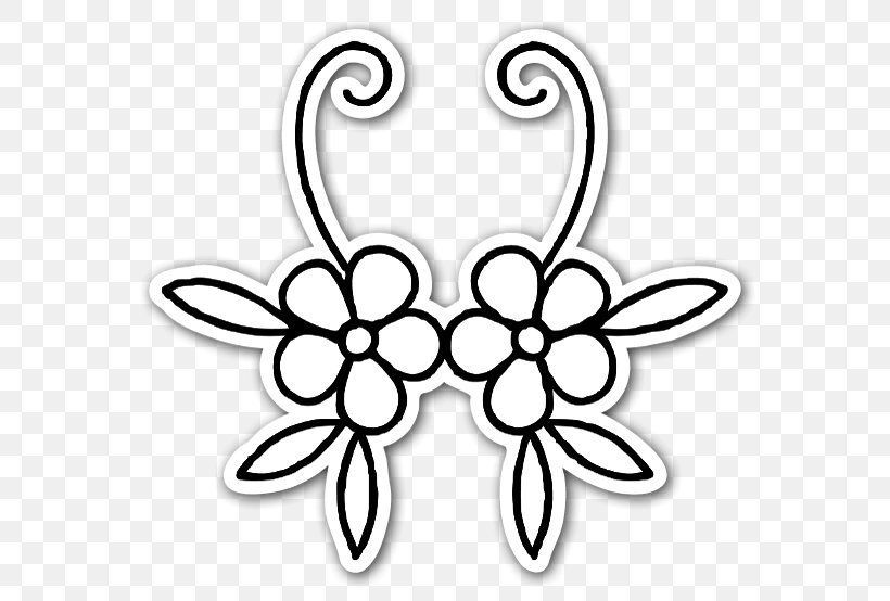 Flower Font Line Art Body Jewellery, PNG, 600x554px, Flower, Black And White, Body Jewellery, Body Jewelry, Human Body Download Free