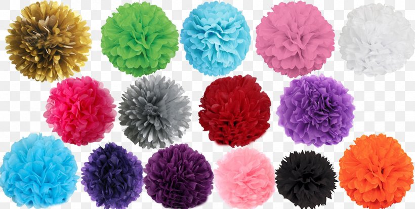 Pom-pom Paper Color Wool Flower, PNG, 1252x631px, Pompom, Balloon, Birth, Birthday, Color Download Free